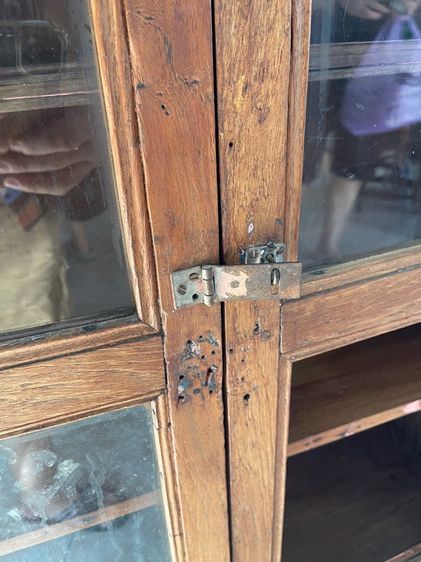 ตู้ ขาพัด ไม้สักโบราณ รูปที่ 12