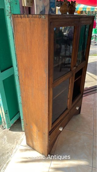 ตู้ ขาพัด ไม้สักโบราณ รูปที่ 5