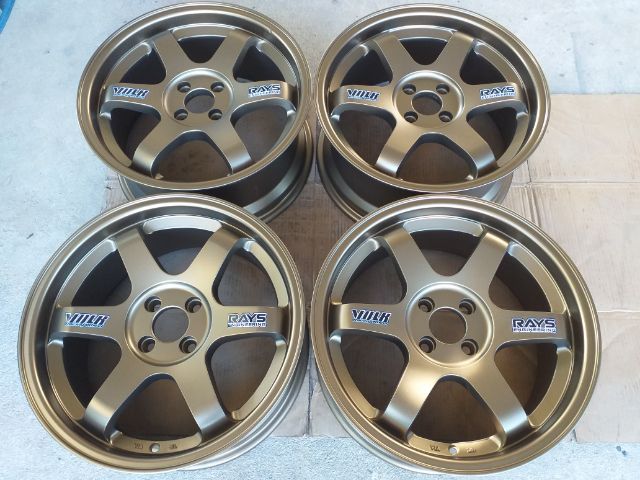 ล้อ TE37 สเปกเก๋ง ขอบ15-17 สีใหม่สวยๆ รูปที่ 4