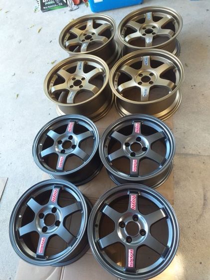 ล้อ TE37 สเปกเก๋ง ขอบ15-17 สีใหม่สวยๆ