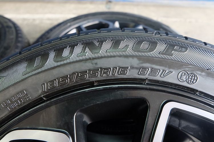 🔥 ล้อ Yaris Cross 4รู100 ขอบ 16 นิ้ว + ยาง Dunlop ปี22 ขนาด 185 55R16 รูปที่ 3