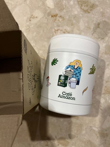แก้วนํ้า cafe amezon ของแท้ ใหม่เอี่ยม รูปที่ 2