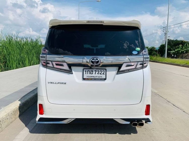 Toyota Vellfire 2018 2.5 Z G Edition Utility-car เบนซิน ไม่ติดแก๊ส เกียร์อัตโนมัติ ขาว รูปที่ 4