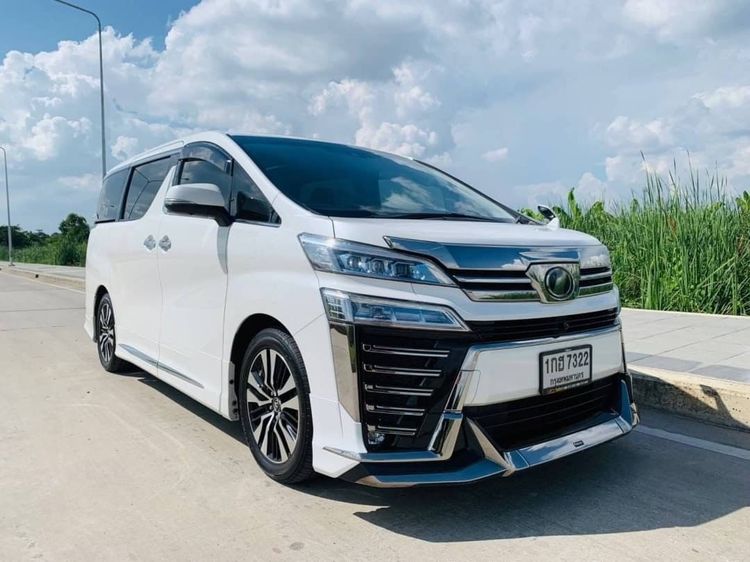 Toyota Vellfire 2018 2.5 Z G Edition Utility-car เบนซิน ไม่ติดแก๊ส เกียร์อัตโนมัติ ขาว รูปที่ 2