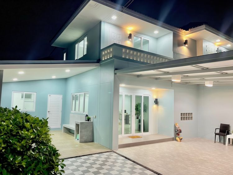 ไม่มี สร้างเสร็จก่อน 2010 บ้านเดี่ยว หมู่บ้านบัวทอง รีโนเวทใหม่ 60ตร.วา 5นอน 4น้ำ ติดรถไฟฟ้าสายสีม่วง คลองบางไผ่ ถ.กาญจนาภิเษก บางบัวทอง นนทบุรี ใกล้เวสเกต รูปที่ 2