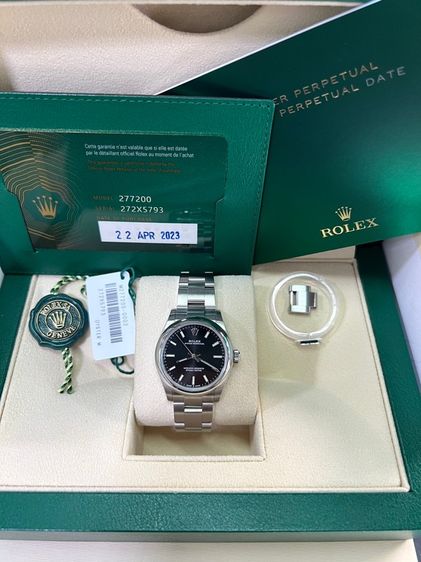 ดำ ROLEX 277200 บอยไซส์ สายตัน กล่อง ใบครบ 2023