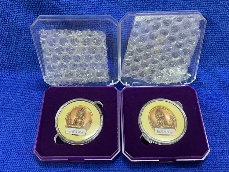 เหรียญทองแดงพระไภษัชยคุรุไวฑูรยประภาตถาคตพุทธเจ้า สภากาชาดไทย ปี 2565 ผู้รู้แนวทางขจัดปัดเป่าให้พ้นจากความทุกข์ที่เกิดจากการเจ็บไข้ รูปที่ 9