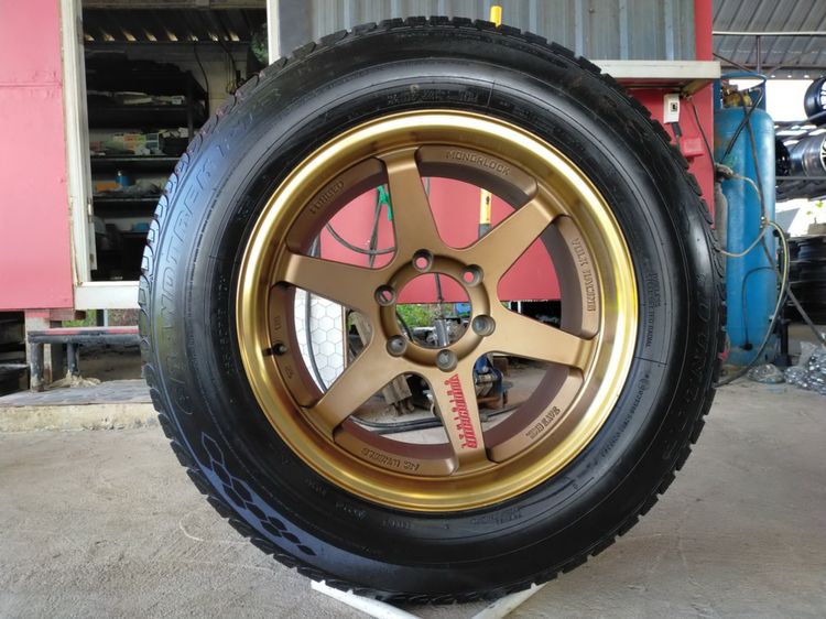 แม็กขอบ18 สภาพสวยพร้อมยางดันลอป 265 60 18 ปี24 ยางดอกเยอะทุกเส้น ใส่กระบะตัวสูงได้ทุกรุ่น ยกเว้นนาวาร่า รูปที่ 3