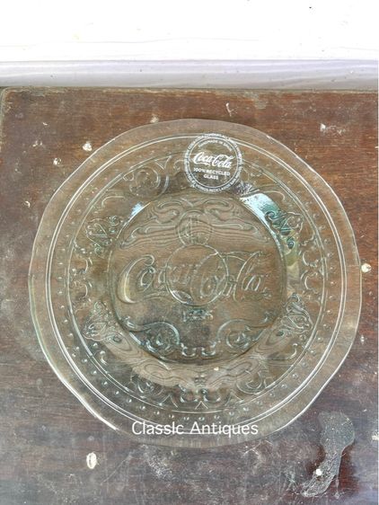 จานแก้ว โค้ก โคคาโคล่า สะสม