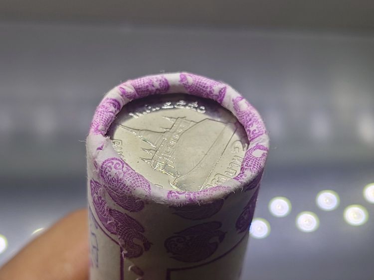 เหรียญยกหลอด (50 เหรียญ) เหรียญ 2 บาท หมุนเวียน ปี พ.ศ.2550 สีเงิน ไม่ผ่านใช้ UNC ตัวติดผลิต น้อย หายากมาก ในสภาพไม่ผ่านใช้งาน รูปที่ 4