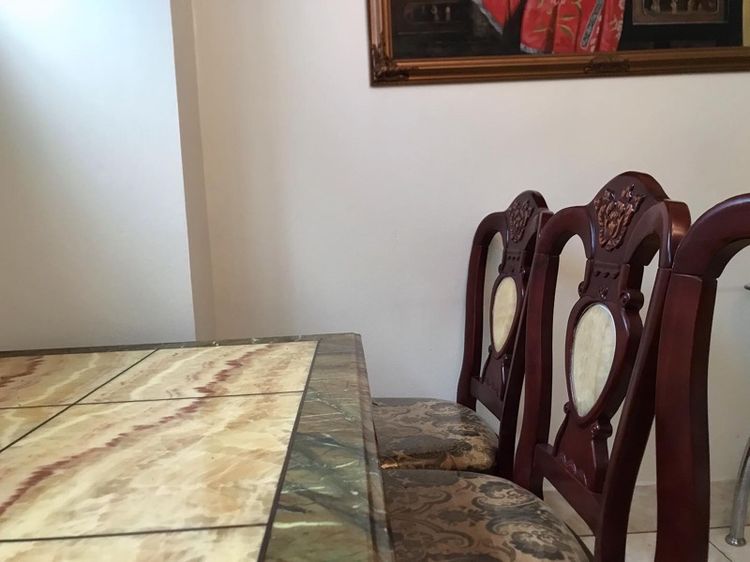 ชุดโต๊ะอาหารหินอ่อน รูปที่ 6