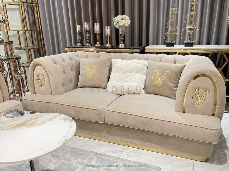 𝚁𝙾𝙼𝙰𝙽𝙾 𝚂𝙴𝚃 𝚕𝚞𝚡𝚞𝚛𝚒𝚘𝚞𝚜 𝙸𝚝𝚊𝚕𝚒𝚊𝚗 𝚜𝚘𝚏𝚊 โซฟาลัคชัวรี่ เซ็ต𝟹-𝟸-𝟷ที่นั่ง รุ่น โรมาโน พร้อมโต๊ะกลาง รูปที่ 11