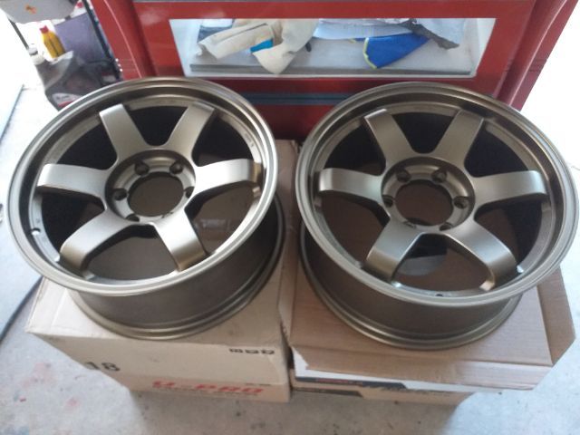 ล้อTE37ขอบ18×8 สภาพสวย รูปที่ 4