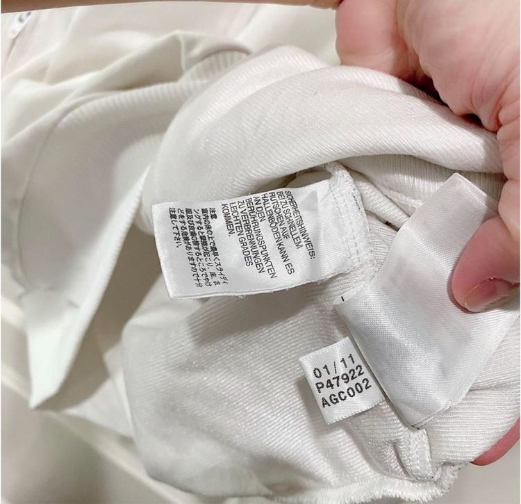 เสื้อวอร์มสีขาวแถบ แบรนด์ addidas firebird  รูปที่ 5