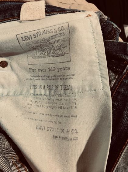 ยีนส์บิ๊ก E เฟดสวย แท้ 💯 size ป้าย 31 วัดจริง ขนาด เอว 29-33 ใส่ได้ สภาพเซอร์ขาดเดิม เฟดขึ้นสวย หายากน่าสะสมครับ รูปที่ 9