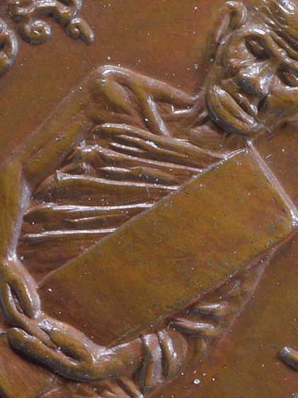 (เนื้อสวย)ให้เช่า พระบ้าน เหรียญกลมไข่ หลวงพ่อพรหม วัดช่องแค รุ่นแรกปี 07 เนื้อทองแดง รูปที่ 9