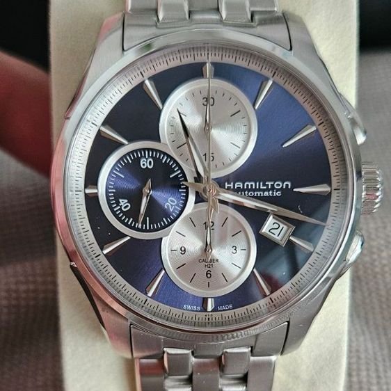 เงิน Hamilton Jazzmaster Chronograph Automatic