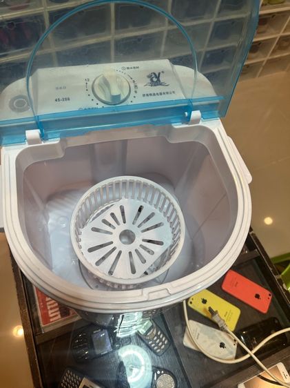 เครื่องซักผ้า พร้อมถังปั่นหมาดในตัวขนาดเล็ก สภาพดี รูปที่ 3