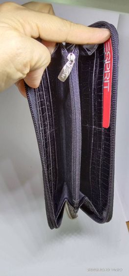 กระเป๋าหนังแท้ ยี่ห้อ esprit สีดำ รูปที่ 8