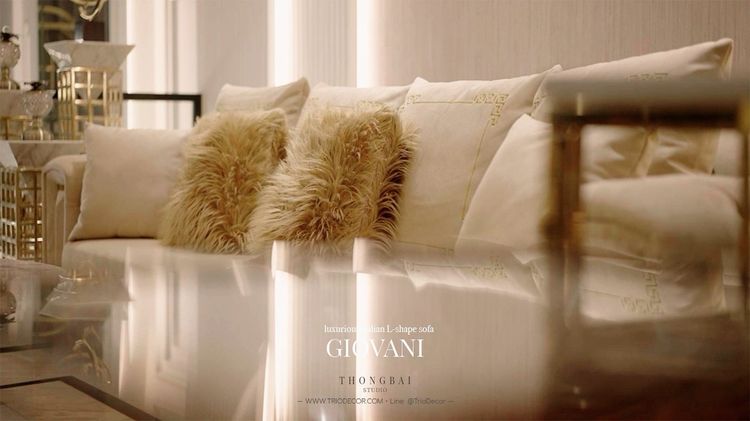 𝙶𝙸𝙾𝚅𝙰𝙽𝙸 𝙻-𝚂𝚑𝚊𝚙𝚎 𝟹𝙿 𝚕𝚞𝚡𝚞𝚛𝚒𝚘𝚞𝚜 𝙸𝚝𝚊𝚕𝚒𝚊𝚗 𝚜𝚘𝚏𝚊  โซฟาลัคชัวรี่ ทรงแอล 𝟹ที่นั่ง รุ่น จีโอวานี่ รูปที่ 3