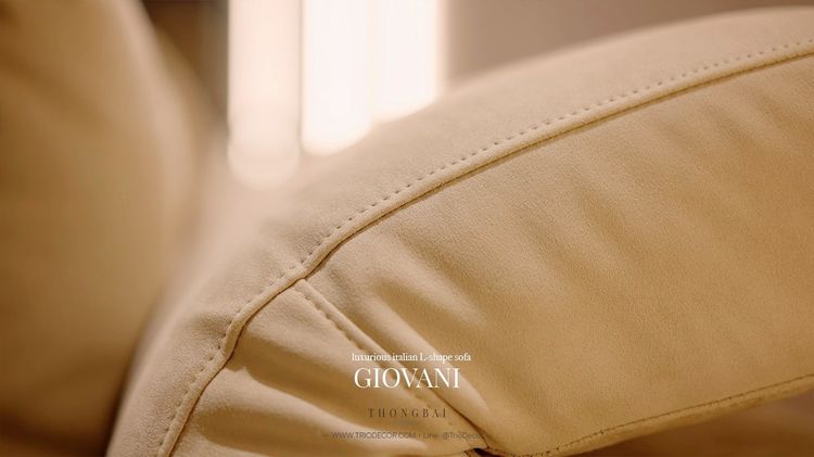 𝙶𝙸𝙾𝚅𝙰𝙽𝙸 𝙻-𝚂𝚑𝚊𝚙𝚎 𝟹𝙿 𝚕𝚞𝚡𝚞𝚛𝚒𝚘𝚞𝚜 𝙸𝚝𝚊𝚕𝚒𝚊𝚗 𝚜𝚘𝚏𝚊  โซฟาลัคชัวรี่ ทรงแอล 𝟹ที่นั่ง รุ่น จีโอวานี่ รูปที่ 6