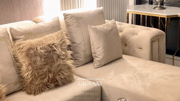 𝙶𝙸𝙾𝚅𝙰𝙽𝙸 𝙻-𝚂𝚑𝚊𝚙𝚎 𝟹𝙿 𝚕𝚞𝚡𝚞𝚛𝚒𝚘𝚞𝚜 𝙸𝚝𝚊𝚕𝚒𝚊𝚗 𝚜𝚘𝚏𝚊  โซฟาลัคชัวรี่ ทรงแอล 𝟹ที่นั่ง รุ่น จีโอวานี่ รูปที่ 9