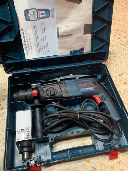สว่าน โรตารี่สามระบบ BOSCH GBH 2-26 DFR สภาพสวยยังไม่ได้ผ่านการใช้งานอุปกรณ์ครบพร้อมกล่องพร้อมใบรับประกันมีหัวเปลี่ยนสองหัว รูปที่ 3