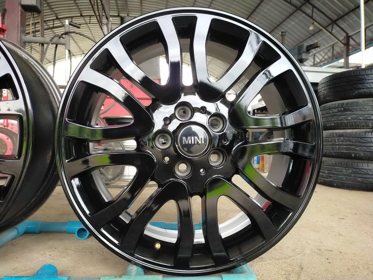 แม็กmini ขอบ18 กว้าง7 et54 สีอบpowder coat รูปที่ 3