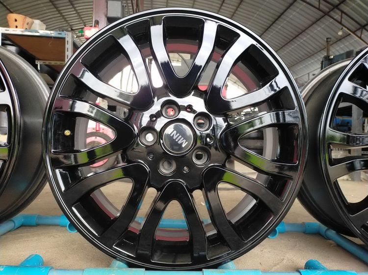 แม็กmini ขอบ18 กว้าง7 et54 สีอบpowder coat รูปที่ 2