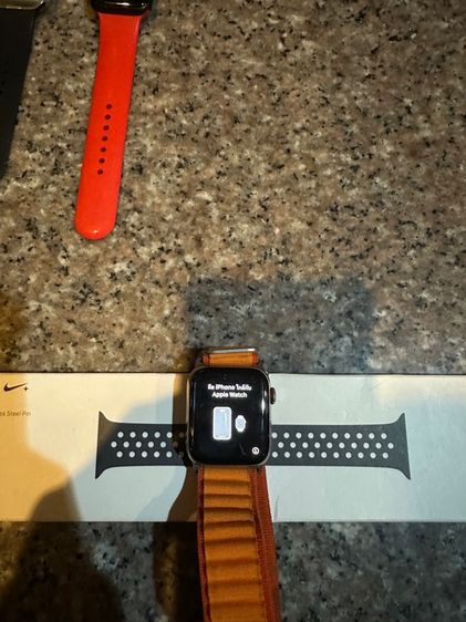 ทอง สแตนเลส ขายApple Watchซีรี่4สีGOLDตัวTopสุดหายากStainless SteelGPS Celluer 44MMสวยๆถูกๆ