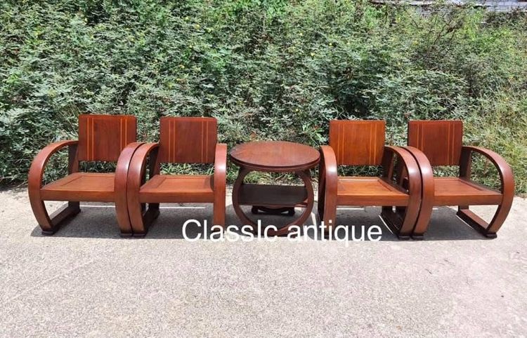 เก้าอี้ รถถัง ไม้สักสะสม รูปที่ 4