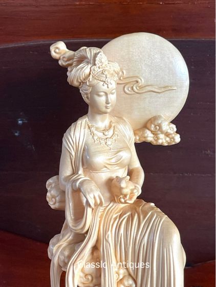 เทพธิดา จีน แกะสลักสะสม รูปที่ 2