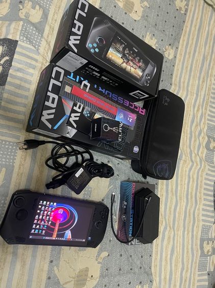 MSI คอลโซลเกมมิ่ง จอยสติ๊ก เล่นเกมแรง ทำเป็นมินิพีซีได้  MSI Claw A1M Ulra7 Handheld Gaming มือสอง สภาพสวย อุปกรณ์ครบยกกล่อง พร้อมของแถม รูปที่ 7