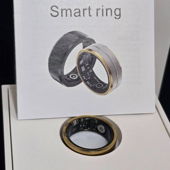 อื่นๆ แหวนอัจฉริยะติดตามจำนวนก้าว ระยะทาง แคลอรี่ การนอนหลับ การออกกำลังกาย วัดอัตราการเต้นหัวใจ SP O2