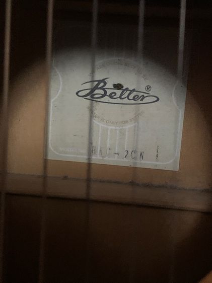 กีตาร์โปร่งไฟฟ้า Belter รุ่น BIG 2CN สภาพดี รูปที่ 4