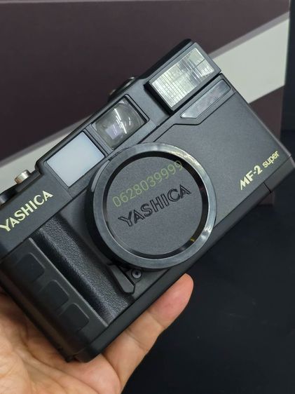 กล้องฟิลม์ Yashica MF-2 Super เลนส์ 35mm มีแฟลชในตัว รูปที่ 4