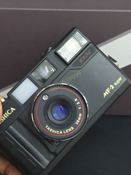 กล้องฟิลม์ Yashica MF-2 Super เลนส์ 35mm มีแฟลชในตัว