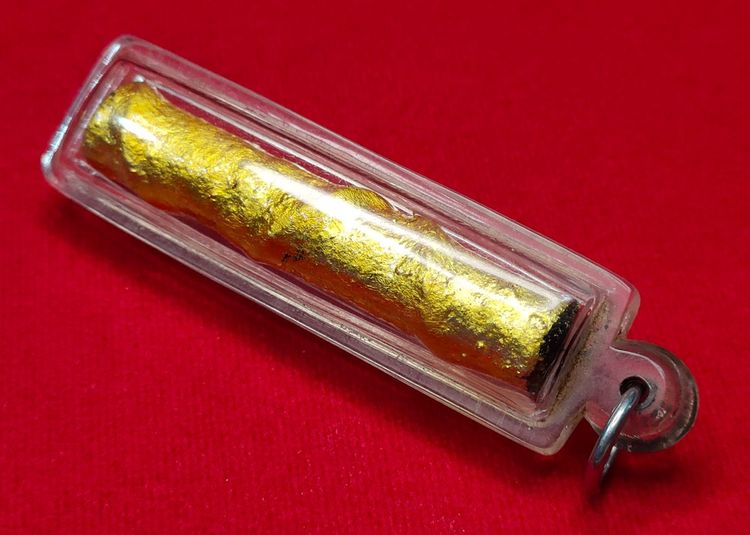 💟 ตะกรุดลงรักทาทอง  ยุคต้น หลวงปู่หมุน วัดบ้านจาน