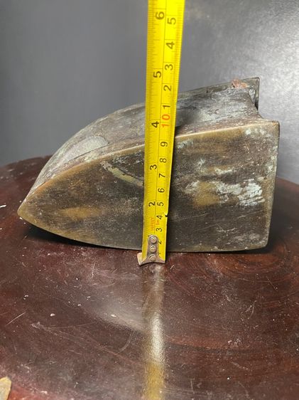 เตารีด ทองเหลือง โบราณเก่าสะสม A10 รูปที่ 14