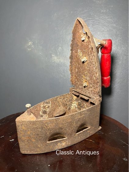 เตารีด เหล็ก โบราณเก่าสะสมA1 รูปที่ 7