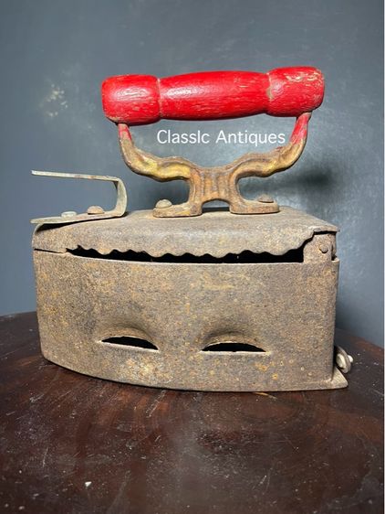 เตารีด เหล็ก โบราณเก่าสะสมA1 รูปที่ 4