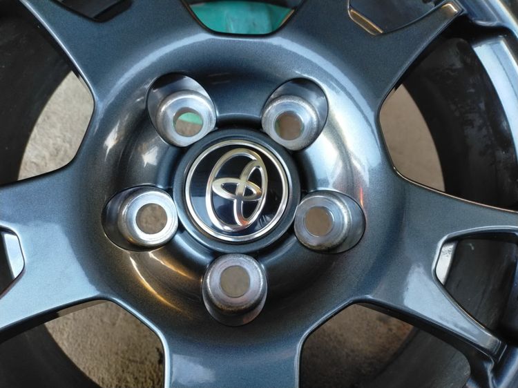 แม็กโตโยต้า ขอบ17 สีเดิม พร้อมยางบริสโตน 215 55 17 ปี24 ยางสวยทุกเส้นใส่ revo vigo innova อื่นๆ 5 รู 114 รูปที่ 5