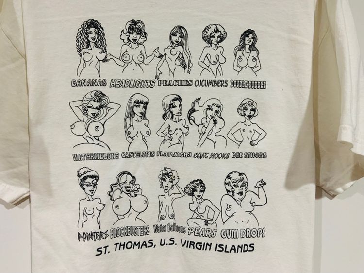 เสื้อยืดวินเทจ แท้ 💯 size วัดจริงขนาด อก 22.5 ยาว 28 นิ้ว สภาพดี ลายสวย เนื้อผ้าดีมาก หายากน่าสะสมครับ รูปที่ 2