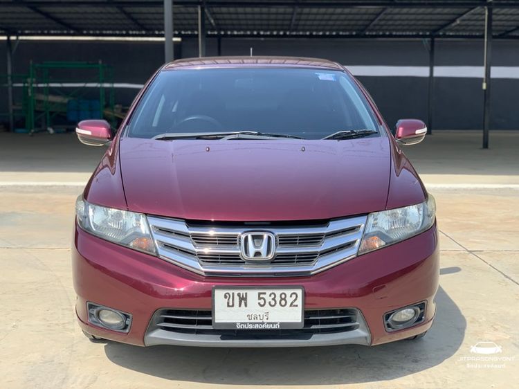 Honda City 2013 1.5 Sv i-VTEC Sedan เบนซิน เกียร์อัตโนมัติ แดง รูปที่ 3