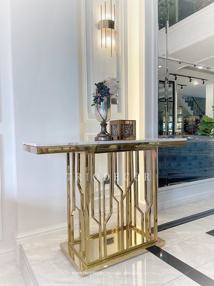 GRAZIELLA LUXURY CONSOLE โต๊ะคอนโซล รุ่น กราเซียร่า รูปที่ 9