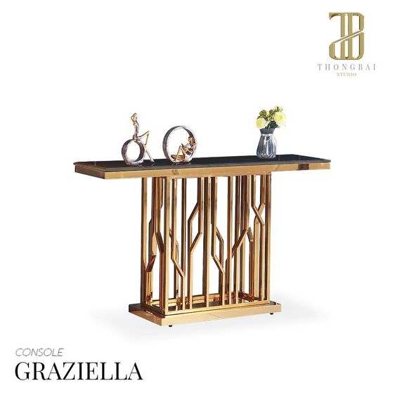 อื่นๆ สแตนเลสสตีล อื่นๆ GRAZIELLA LUXURY CONSOLE โต๊ะคอนโซล รุ่น กราเซียร่า
