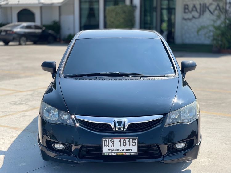 Honda Civic 2011 1.8 S i-VTEC Sedan เบนซิน ไม่ติดแก๊ส เกียร์อัตโนมัติ ดำ รูปที่ 3