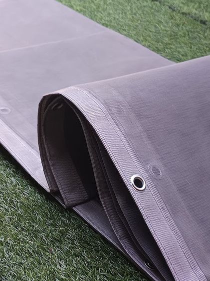  Mesh Sheet ผ้าใบกันฝุ่นกันไฟลาม 0989374098กันน้ำตัดเย็บตอกตาไก่ตามสั่ง รูปที่ 14