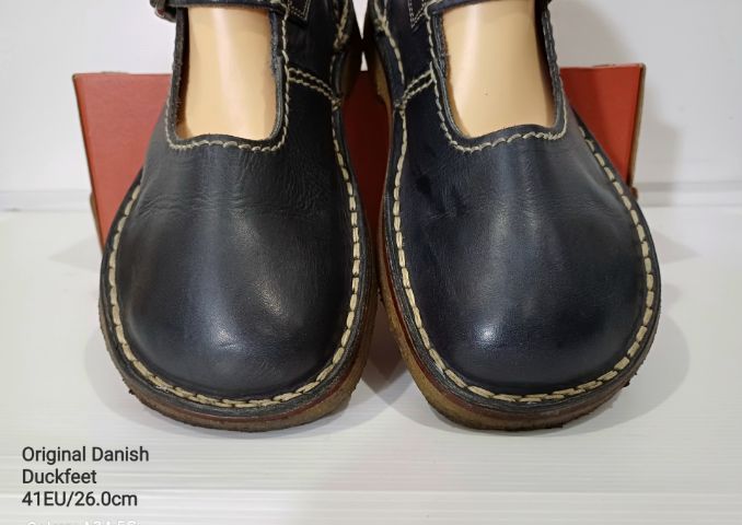 Duckfeet, Cover Heel Sandals for Women 41EU(26.0cm) Original Handmade from Denmark ของแท้ มือ 2 สภาพเยี่ยม, รองเท้า Duckfeet หนังแท้ สวยมาก รูปที่ 9