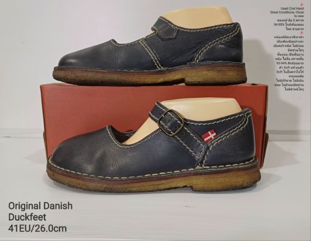 Duckfeet, Cover Heel Sandals for Women 41EU(26.0cm) Original Handmade from Denmark ของแท้ มือ 2 สภาพเยี่ยม, รองเท้า Duckfeet หนังแท้ สวยมาก รูปที่ 16